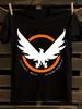 Tom Clancy'S The Division 2 SHD Logo T-Shirt Mens Tshirt Womens Tshirts with Letters Print Short Sleeves T-Shirt Casual Street Tee Shirt Top