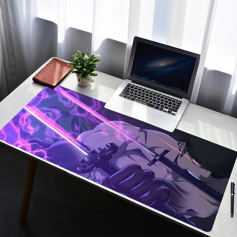 Mouse Pad PC Non Slip Rubber HD Mousepad Laptop Gamer Cabinet Keyboard Pad Office Computer One Piece Zoro Gaming Desk Mouse Mat