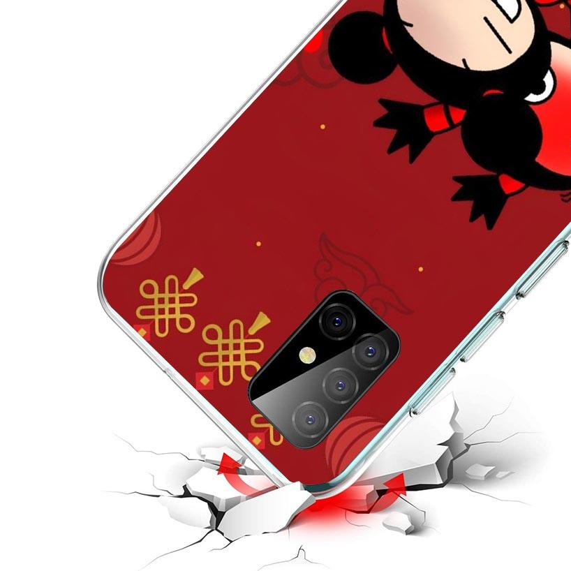 Cute Cartoon Pucca Garu Case Phone Cover for Samsung Galaxy A52 A51 A50 A42 A32 A22 A12 A02S A72 A71 A70 A41 A31 A21S A40 A30S A