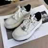 Mode Damen Sneaker mit dicker Sohle Schlichtes Design Sneaker Hochwertige Lässige Modeschuhe Outdoor Laufschuhe für Damen