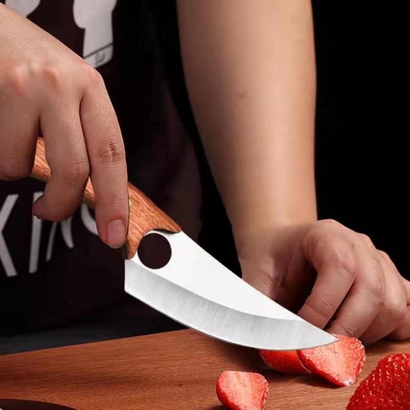 Hammer Forged Boning Knife Stainless Steel Butcher's Sharp Meat Knife Vegetable Slicing Knife Household Kitchen Knife