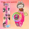 Kinder Cartoon LED Uhr mit Iron Man Batman Frozen Hello Kitty Design für Schulkinder