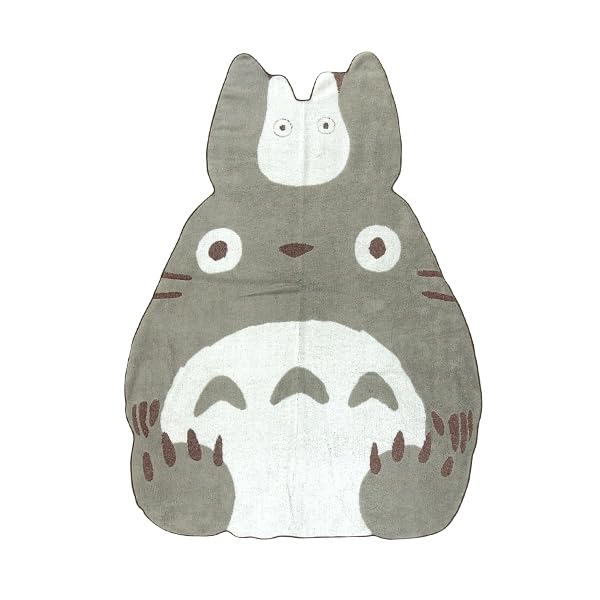 

Revere My Neighbor Big Small Nap Towel Large Bath Perfect for and Summer Use Totoro, Totoro, Totoro, Blanket, Blanket, Towel, 100% Cotton, Daycare, серый