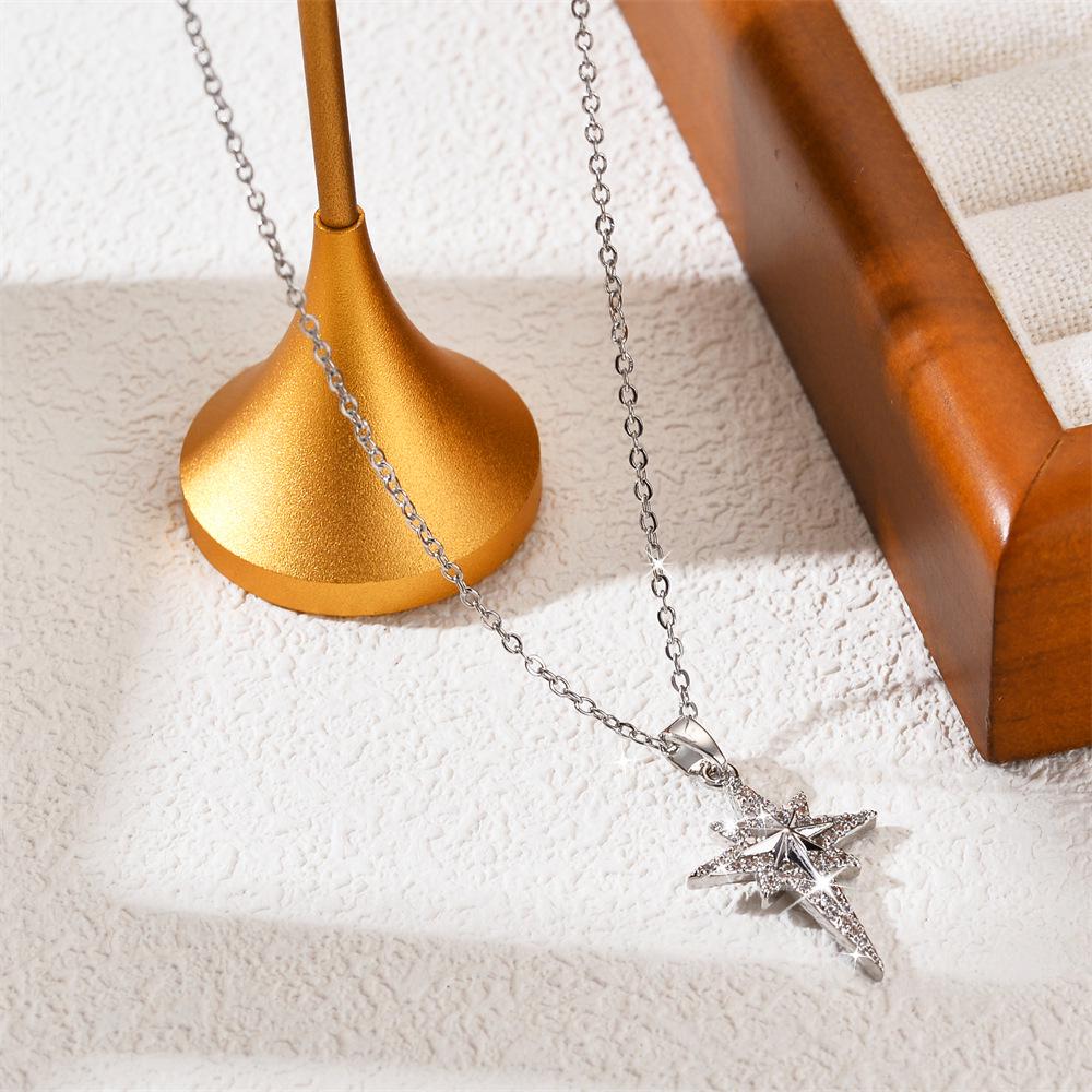 Simple Fashion Titanium Steel Women's Necklace - Non-fading, Luxurious, Versatile, Korean Style Clavicle Chain