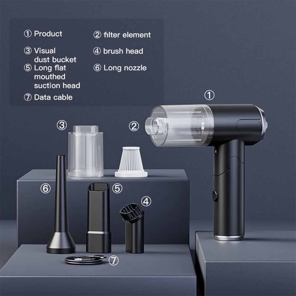 Car Vacuum Cleaner 4 In 1 Strong Suction Handheld Wireless Vacuum Cleaner Blower Cleaning Machine Car Cleaner for Keyboard