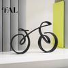 Abstrakte Fahrradskulptur 3D-gedrucktes Ornament, Schreibtisch-Fahrradskulptur, Kreative Kunstfigur, Modern-minimalistische Fahrrad-Dekoration für Zuhause und Büro