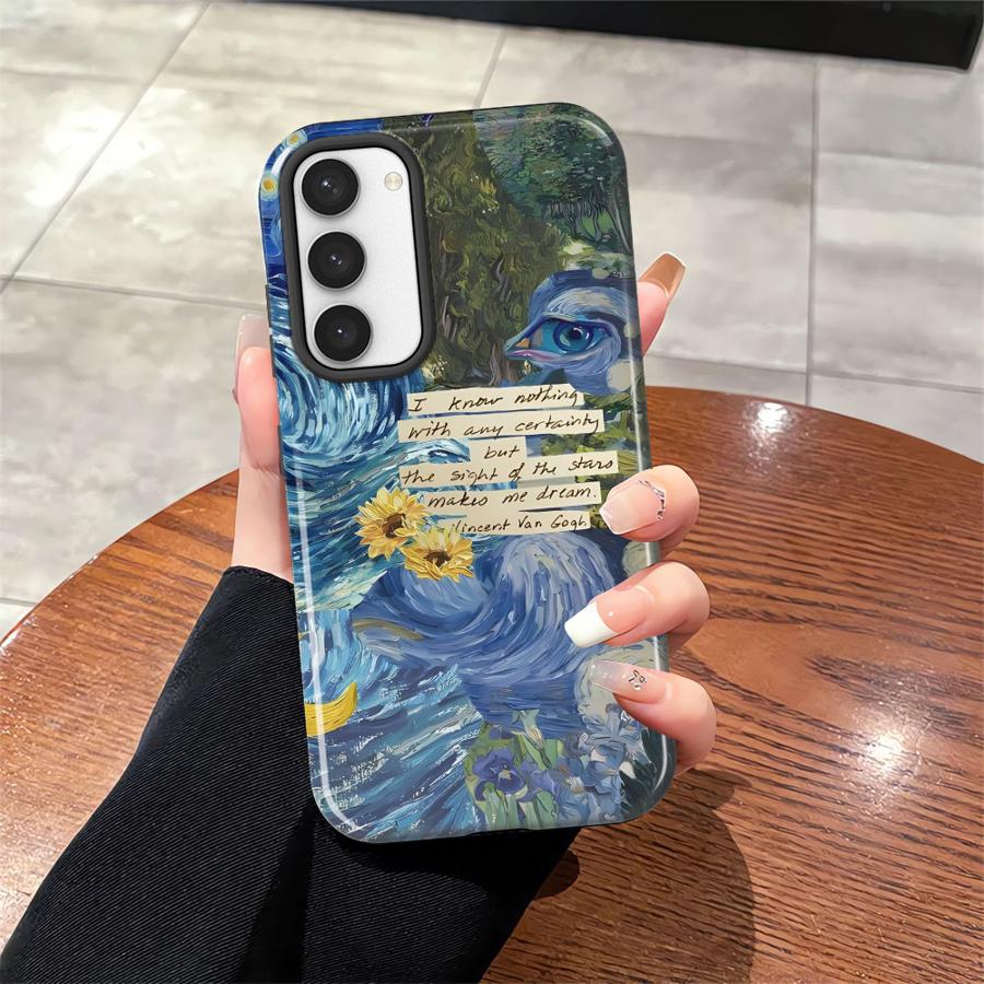 

Van Gogh Starry Sunflowers Soft Cover Capa Phone Case for Samsung Galaxy S25 S23Ultra A26 S24 Ultra A36 A56 S23 S20 FE A16 Galaxy S20 FE