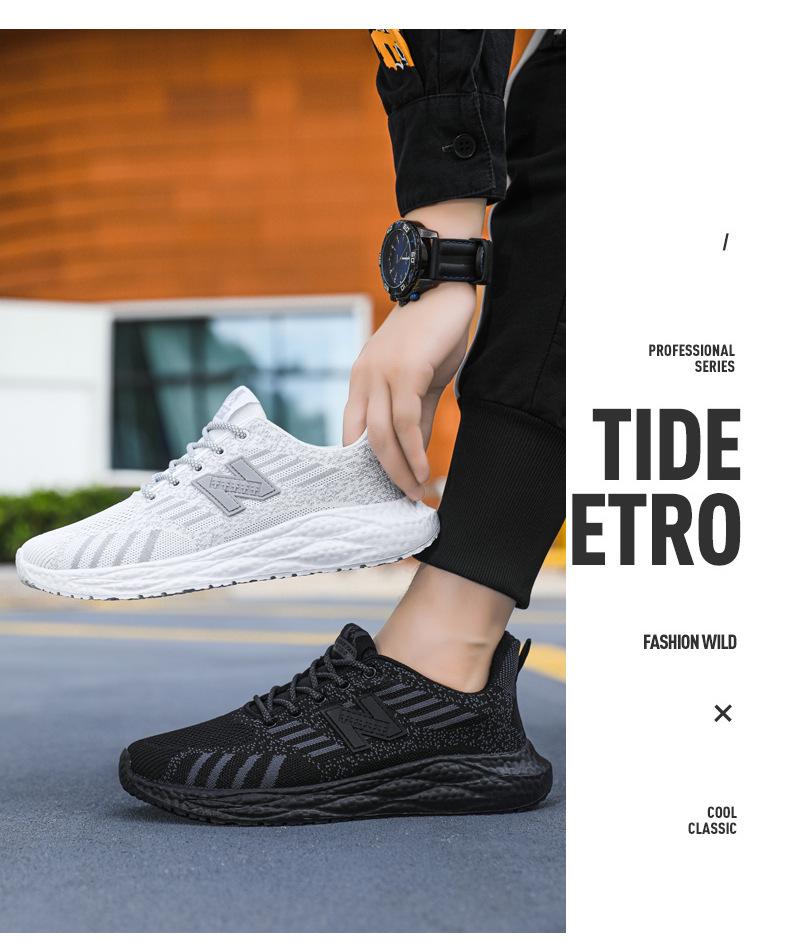 Frühling/Sommer 2025 Flyknit Mesh Sportschuhe - Leicht, Atmungsaktiv, Unisex Laufschuhe