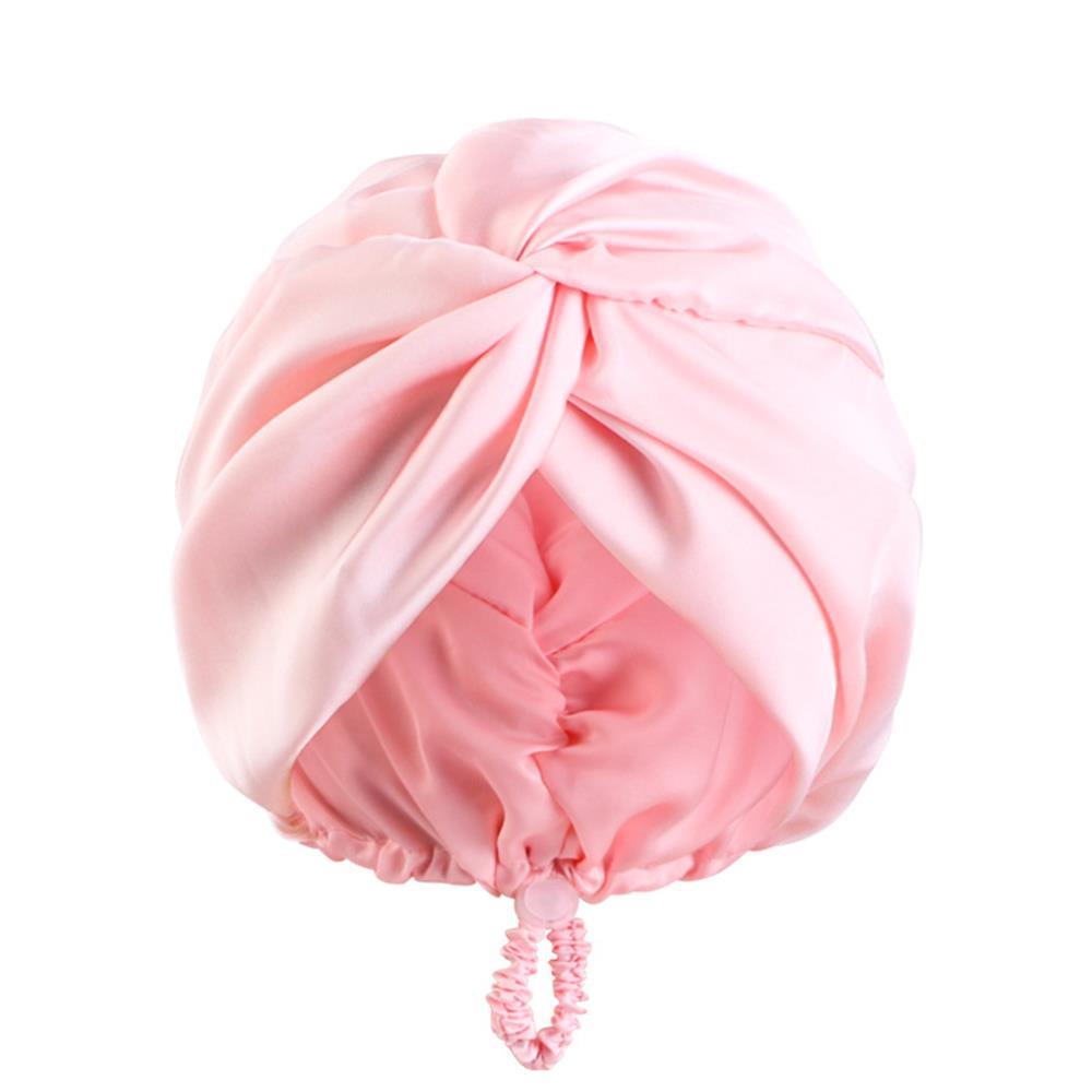Silk Bonnet For Sleeping Women Satin Hair Bonnet Night Sleep Cap Scarf Wrap For Curly Hair With Tie Band Solid Silk Turban Hat
