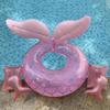 Summer Inflatable Swimming Circle PVC Inflatable Fish Tail Pants Pocket Fish Tail Slit  Baby Sitting Mermaid Inflatable Toy