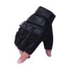 Fingerless Male Tactical Gloves Hard Knuckle Motorcycle Gloves for Men and Women Outdoor Use Bicycle Hunting Hiking Fingerless Gloves
