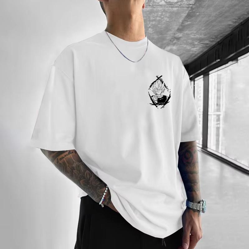 ONE PIECE Mens TShirt Roronoa Zoro Japanese Anime Summer Loose Cotton Y2K Harajuku Boy Childrens ParentChild Short Sleeve