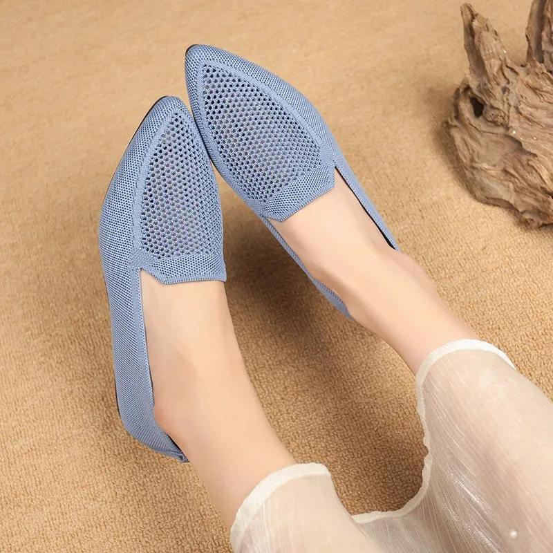 Fashion Fashion 2025 Shallow Women's Flats New Daily Plus Size Light Comfortable Concise Hollow Out Best Seller Flat Low Heels Zapatos