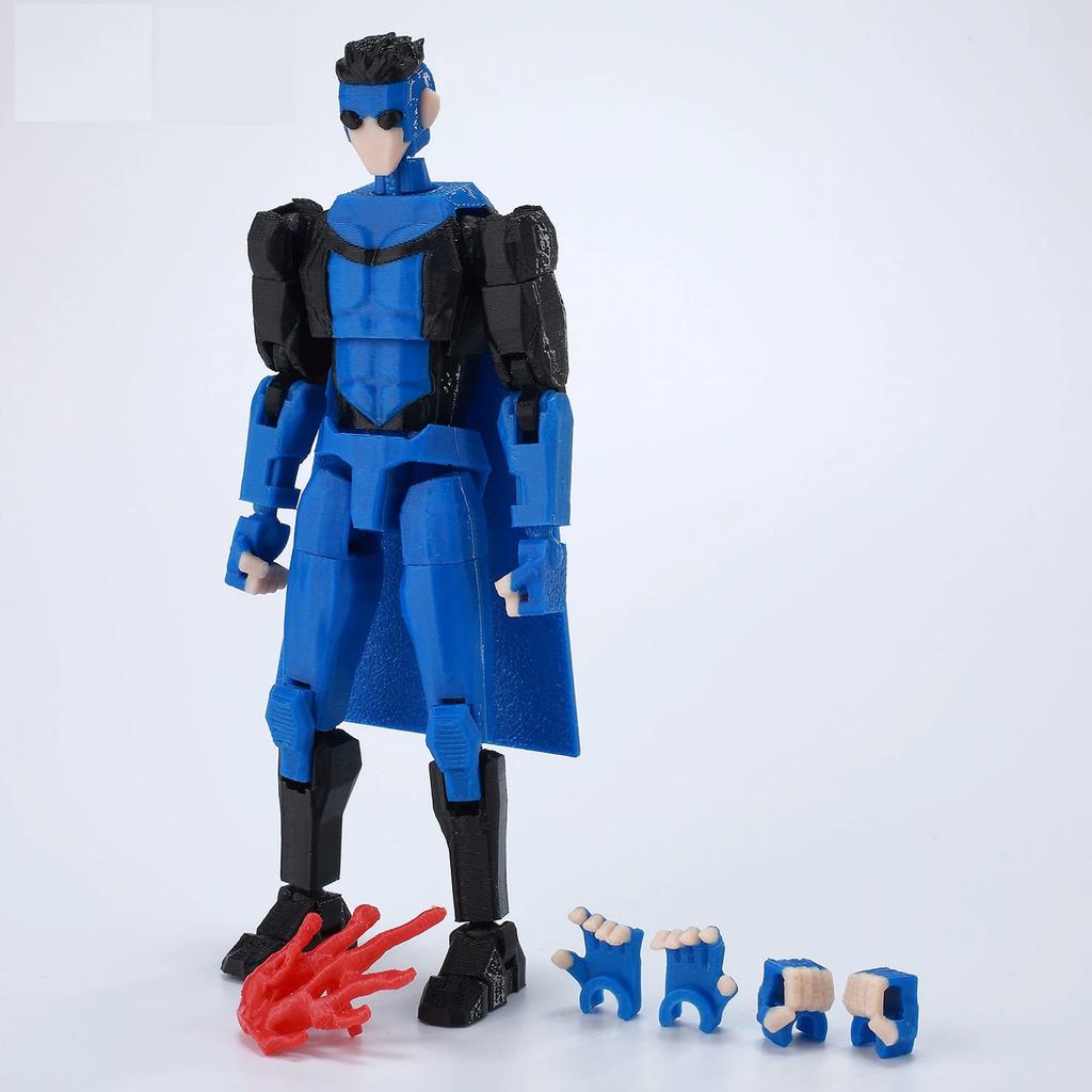 3D-Printed Articulated Action Figures Collectible Toys for Adults And Kids