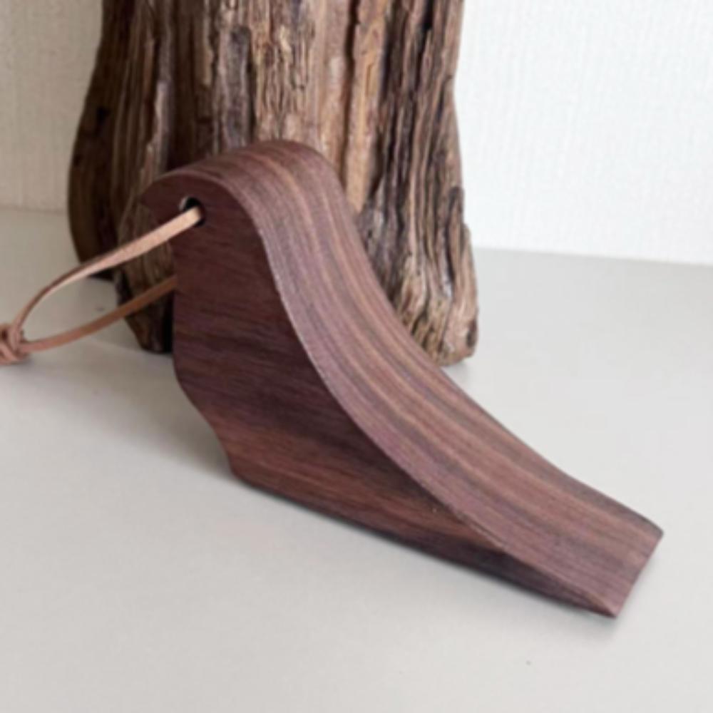 Door Buckle Door Holder Wooden Bird Door Stopper Door Wedge Door Rear Retainer Door Suction Windproof Safety Wall Protector Home