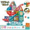 ROBOT PLAZA Magnetic 72 Magnetic Birthday Elementary School Educational Toys Blocks, Pieces, Toys, Children, Boys, Girls, Gifts, Students,