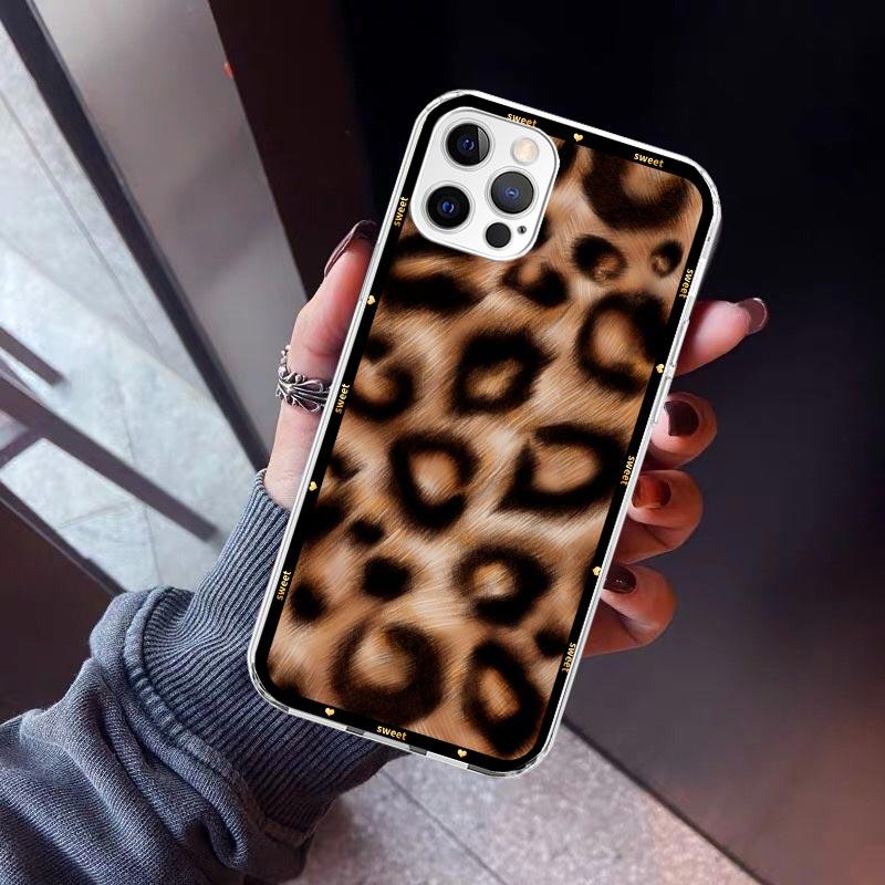 Animal Leopard Print Phone Case For iPhone 17 Air 16 15 Pro Max 14 Plus 13 Mini 12 11 Cover 7 8 SE Silicone Shell Print Fundas 1