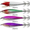 1-5Pcs Luminous Wooden Shrimp Squid Egi Jigging Lure Octopus Cuttlefish Shrimp Floating Sutte Squid jig lure Bait Japan Hook