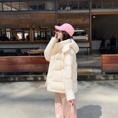 New Winter Down Jacket Women's Short Five-grid Thickened White Duck Down Loose Waist Small Coat