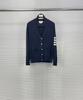 Unisex V-Neck Wool Cardigan - Autumn/Winter, Casual & Comfortable, 5-Button Design