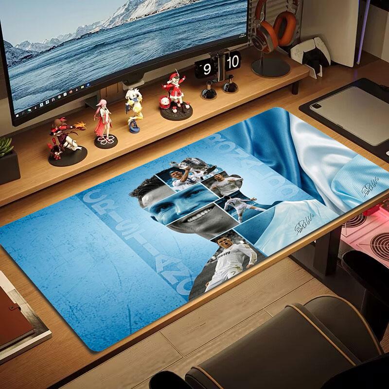 CR7 Large Size Mouse Pad Large Gaming Table Cushion Non-slip Laptop Tablet Big Mousepad XXL Mat Mini PC Playmat With Lock Edge