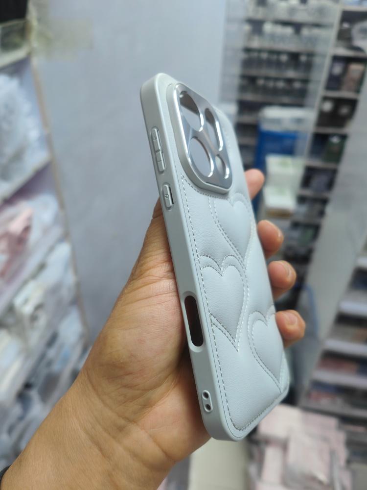 Kawaii Simple Love Heart Pattern Leather Case For Oppo Find X9 and X9 Pro Full Camera Lens Protection Back Case Cover