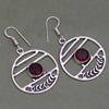 Pendant Garnet   Sterling Jewelry Gemstone Plated Gold Natural Red