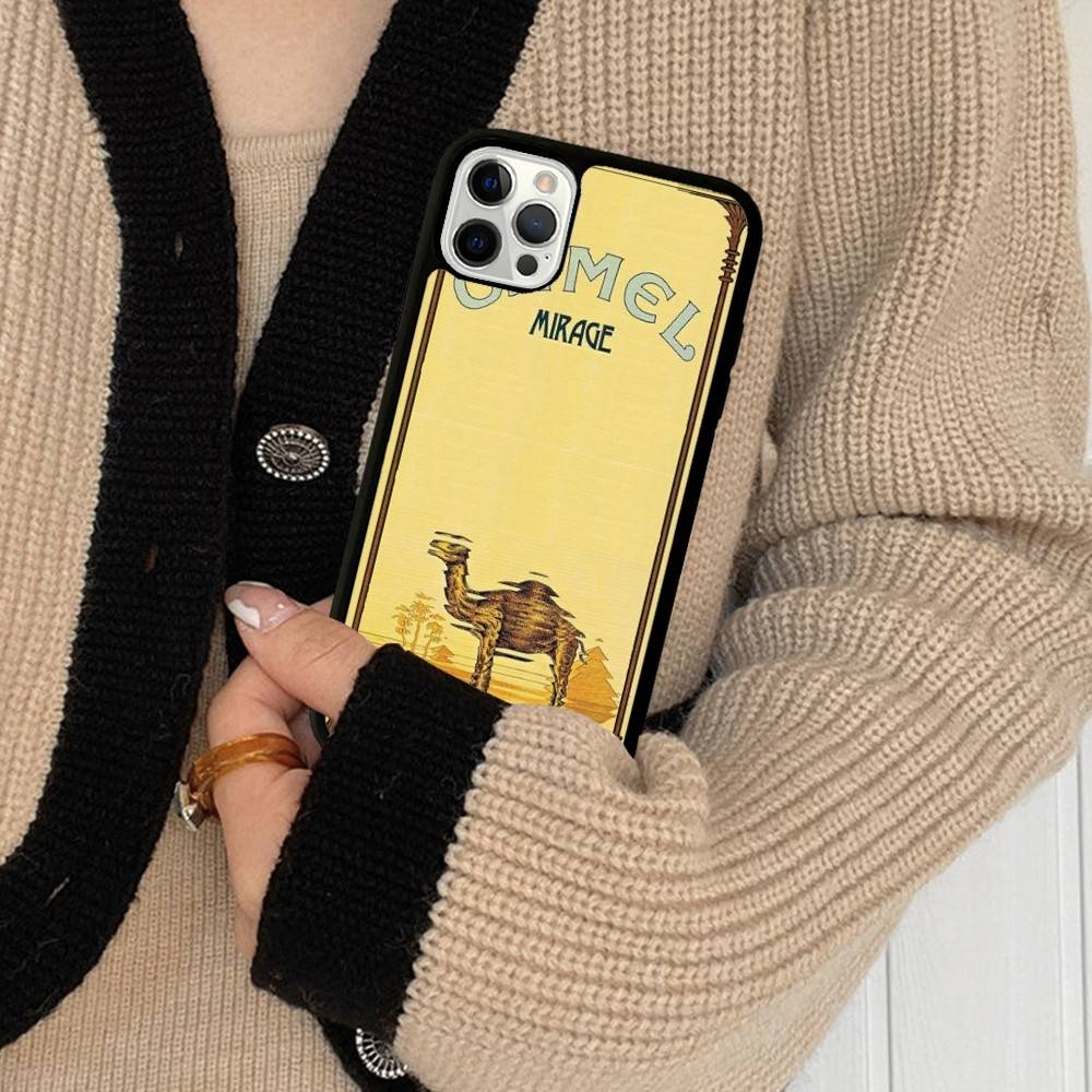 Vintage Camel Cigarettes For IPhone 17 16 15 14 13 12 11 Pro Max Plus Shockproof PC+TPU Phone Back Cover