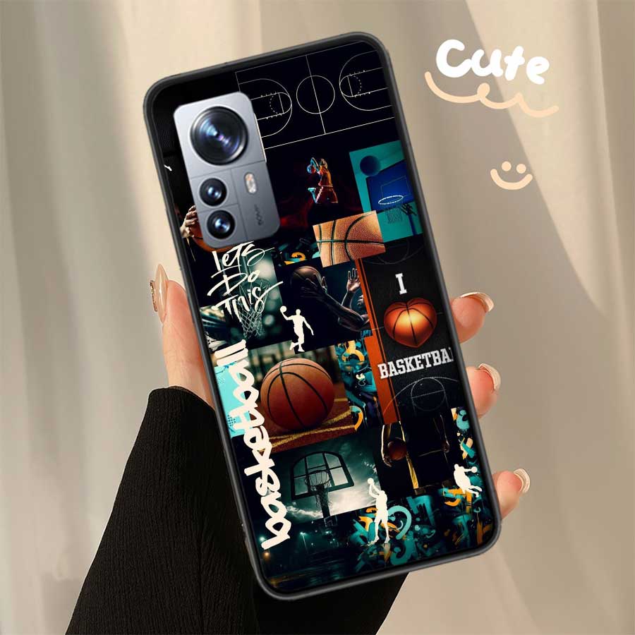Basketball Phone Case For Xiaomi Poco X7 X6 X5 X4 X3 GT NFC M4 M5 Pro 5G M3 Mi F6 F5 F4 F3 F2 F1 Capa Coque TPU Cover Clear Fund