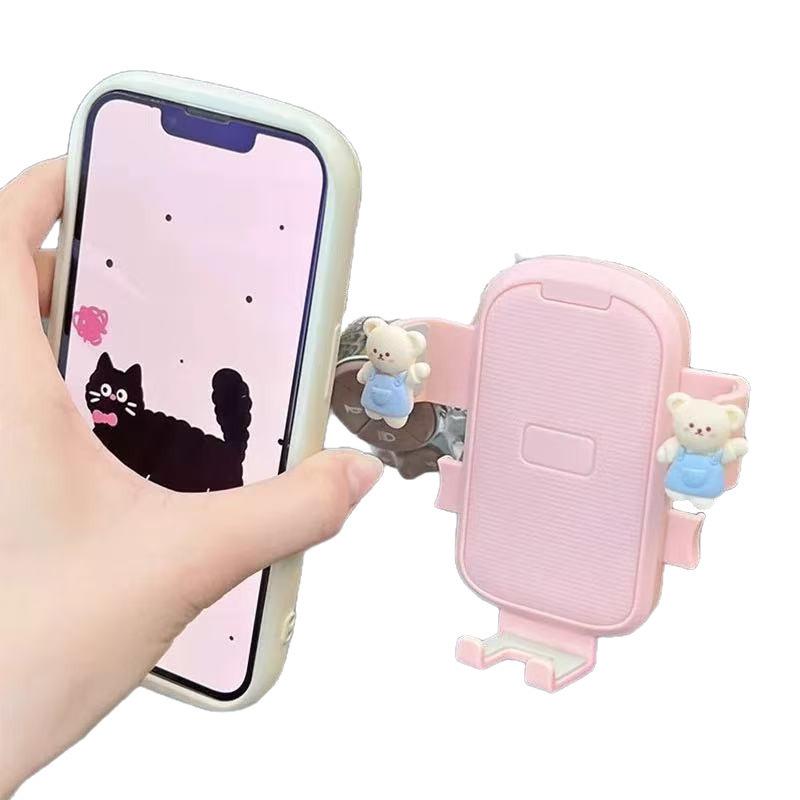 Cartoon Cute Shockproof Anti-shake Mobile Phone Mount for Electric Scooter/Bike