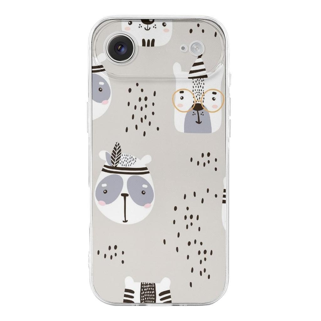 1 Pack For Iphone 17/17Air/17Pro/17ProMax Slim TPU Shock Absorption Clear Case With Camera Bezel, Scratch Guard And Soft Grip