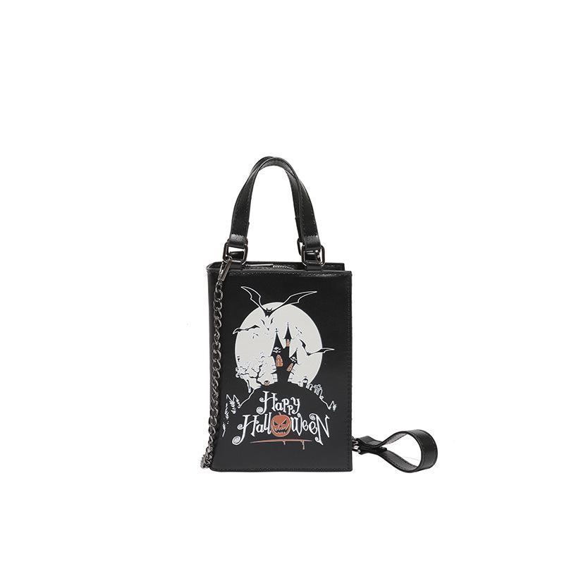 2025 Маленькая квадратная сумка кроссбоди с необычным граффити-принтом