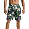 European And American Tropical Rainforest Plant Elements Men'S Casual Shorts Beach Pants