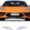 Car Anti-collision Headlight Mirror Film TPU Transparent Protective Original Stickers For Corvette C8 -