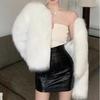 Mao Mao Jacket Women's Autumn and Winter New Imitation Fox Hair Celebrity Style Fluffy Fashion Short Fur