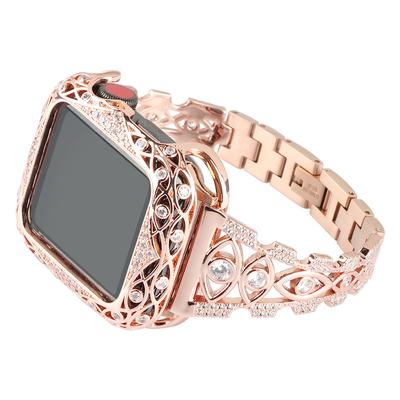 Luxury Diamond Strap for Apple Watch Band 8/7/6/5/4/3/2/1 Iwatch Band 49 Mm 38 Mm 42mm 44mm 45mm Stainless Steel Bracelet