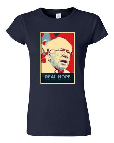 Junior Real Hope Bernie Sanders 2016 Election President Politics DT T-Shirt Tee Unisex T-Shirt L