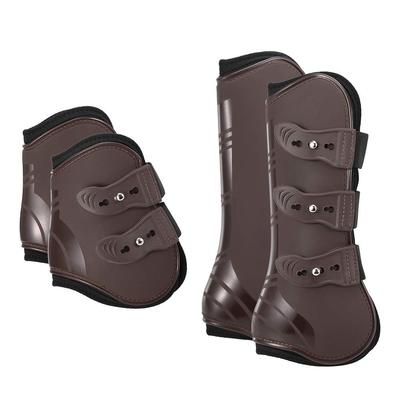 LIXADA Horse Front and Back Leg Horse Leg Foot Leg Easy To Horse Horse Riding Set Protectors, Boots, Protectors, Protectors, Guards, Adjustable,