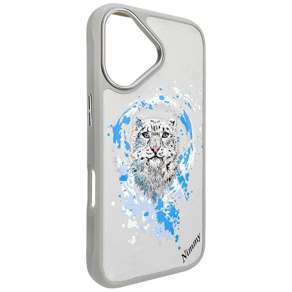Etui Do iPhone 16 Nimmy MagSafe Jasnoszare