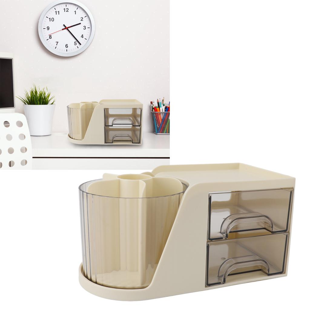 Desktop   Drawer Type Rotatable Multifunctional Stationery Holder Cosmetics Storage Box