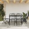 VidaXL 7-piece Garden Dining Set Anthracite Metal Mesh 3211813