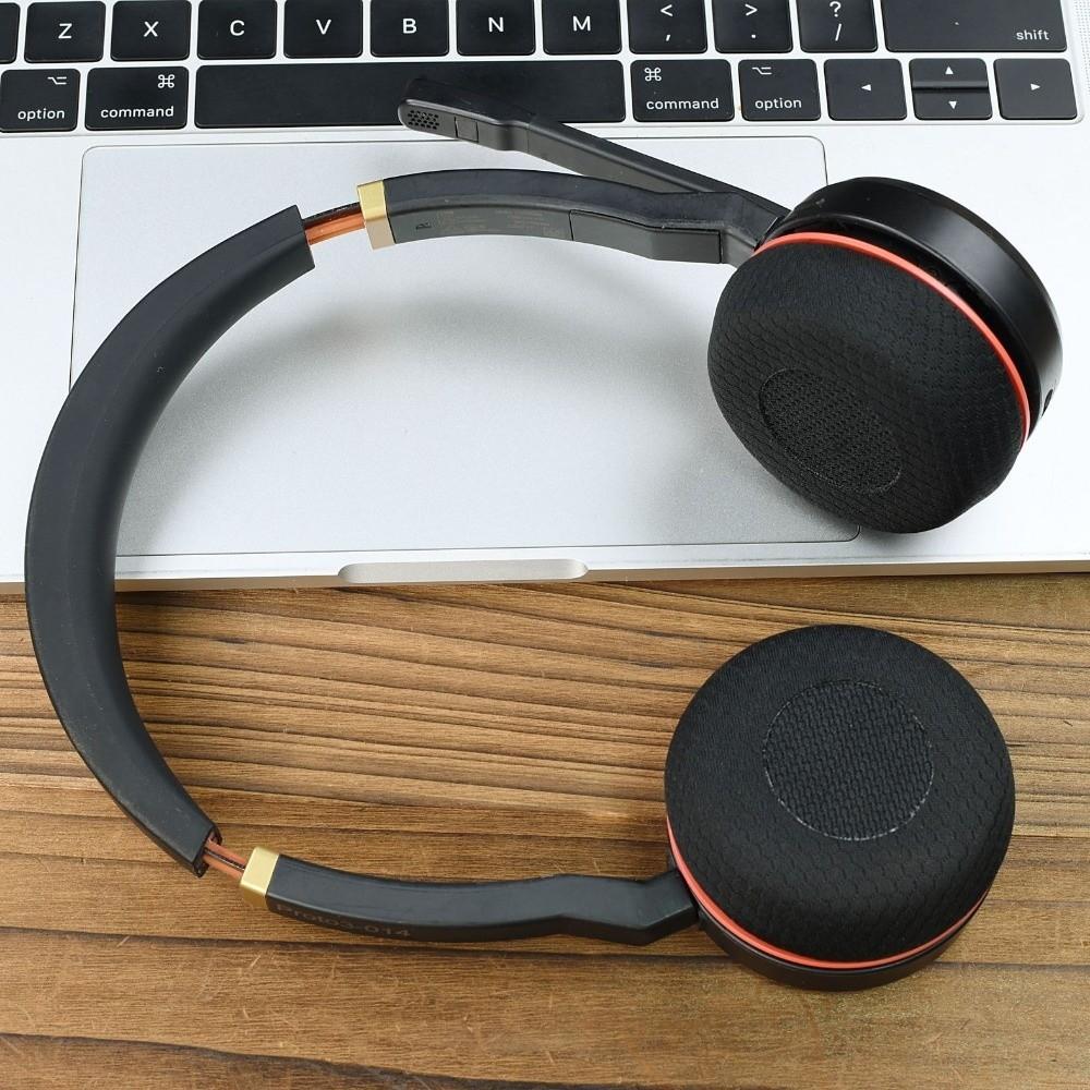 1 Pair Replacement Headphone Ear Pads for Jabra Evolve 75 75+ / 75 UC / 75MS Noise Cancelling