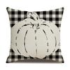 Thanksgiving Linen Pillowcase Autumn Pumpkin Print Pillow Cushion Cover