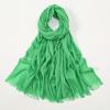 Large Size Cotton Feeling Scarf Women Plain Foulard Femme Luxury Hijab Long Bandana Evening Party Dress Shawls and Wraps