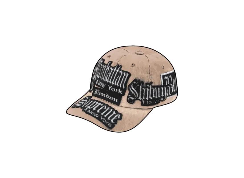 806615 Supreme City Patches 6-Panel  Tan One-Size