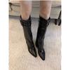 Tai Cool Spicy!! Long Boots Women's 2025 New Black Pointed Tall Boots But Knee Pants Boots Locomotive Boots Thick Heel