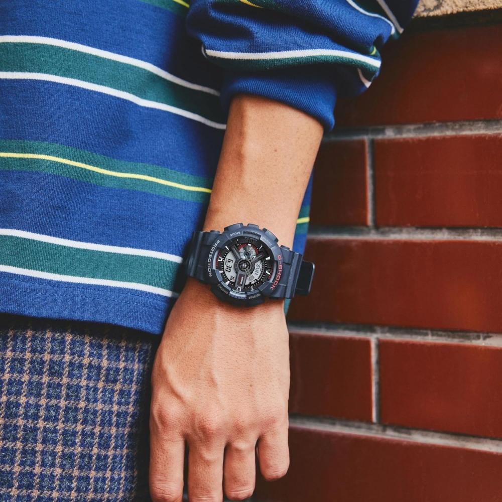 No CaSio [CaSio] Watch G Shock [domeStic Genuine] Ga 110 1ajf Men S Black Black