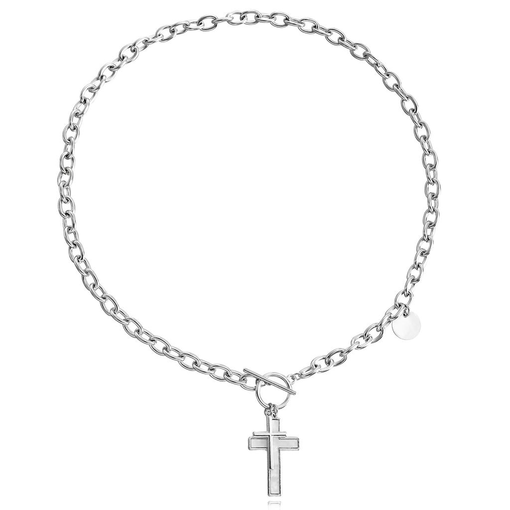 Collier Fritillaire Amour Croisé Collier Chaîne Pull Femme Accessoires Tendance