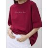 Age Reduction Retro Versatile American European and American Style Summer Printing Loose Casual Popular T-shirt Women's Tide Brand Short Sleeve