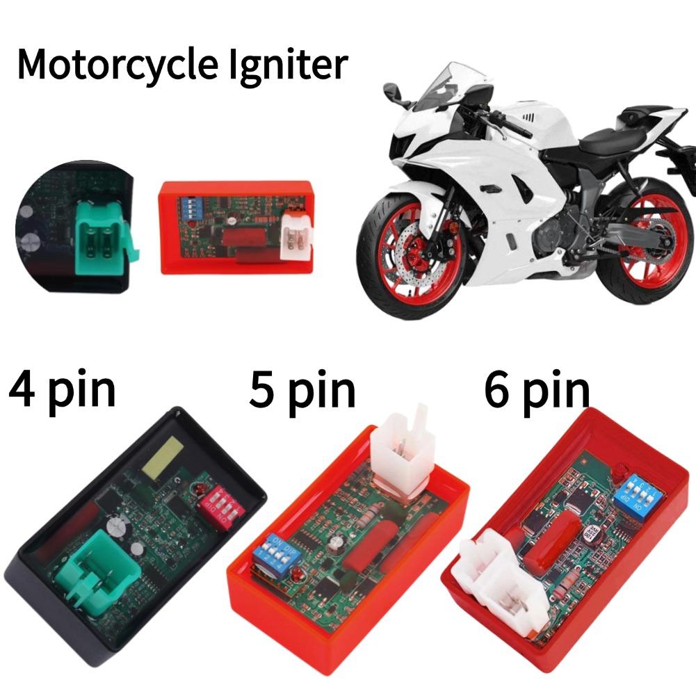 Programmable CDI For Motorcycle Lgnition 4/5/6 Pin DC CDI Racing Box DIP Switch Speed For CG125 CG150 AT110 C90 BIZ100